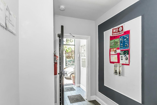 34-21 9th St, Astoria, NY 11106 - entryway with wood finished floors and baseboards