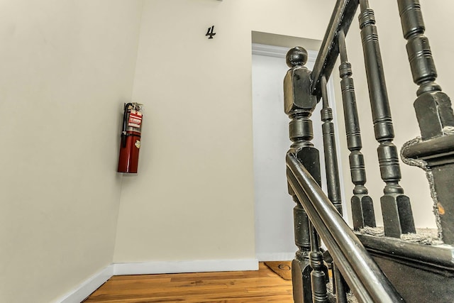 34-21 9th St, Astoria, NY 11106 - interior space featuring baseboards and wood finished floors