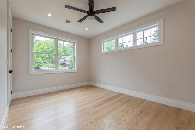 6 Reina Ct, Valley Cottage, NY 10989 - empty room with wood finished floors, ceiling fan, baseboards, and recessed lighting