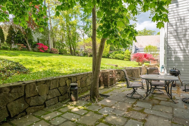 19 Reynal Rd, White Plains, NY 10605 - view of patio featuring outdoor dining space
