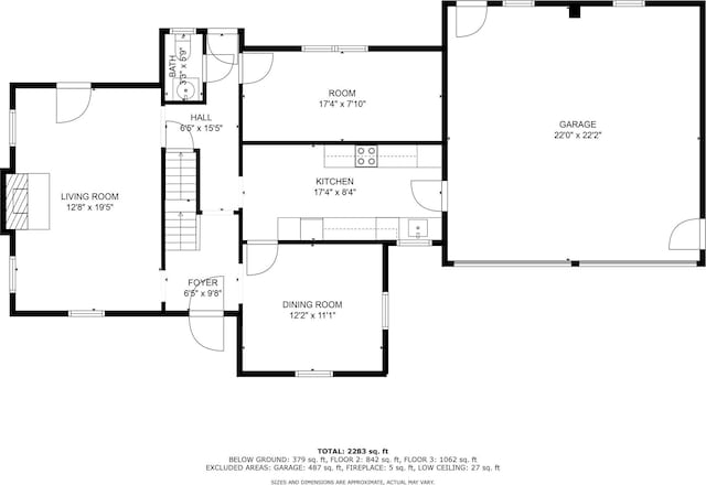 19 Reynal Rd, White Plains, NY 10605 - floor plan / room layout