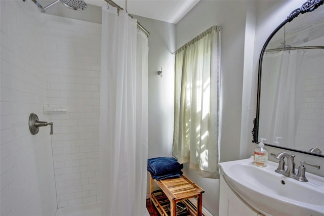 59 E Main St, Washingtonville, NY 10992 - full bath featuring a sink and a tile shower
