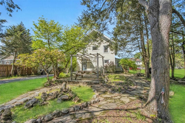59 E Main St, Washingtonville, NY 10992 - view of front of home featuring a pergola
