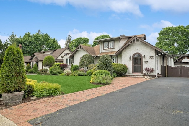 2600 Garden St, Baldwin, NY 11510 - english style home with stucco siding