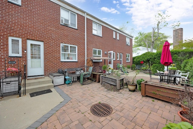 view of patio with cooling unit