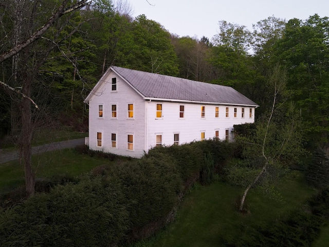 2182 Old Rte 17, Roscoe, NY 12776 - view of side of property with a forest view