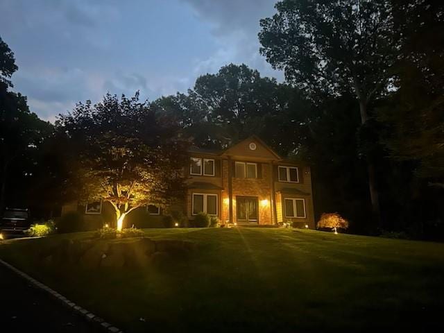 10 Northwood Ct, Dix Hills, NY 11746 - view of front of home with a front yard