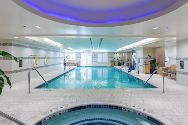 view of indoor pool