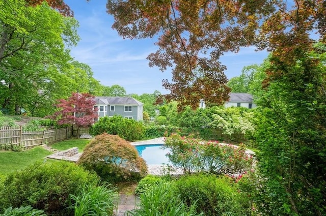 12 Glenn Pl, Hastings-On-Hudson, NY 10706 - view of swimming pool with a fenced backyard
