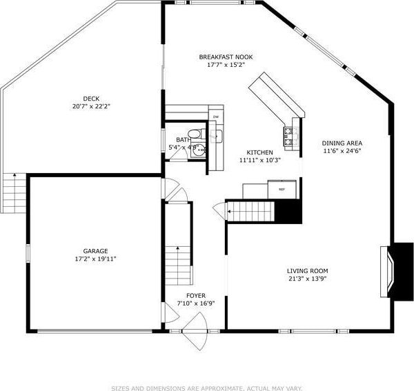 12 Glenn Pl, Hastings-On-Hudson, NY 10706 - floor plan / room layout