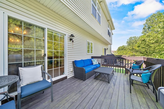 40 Peter Turner Rd, Monroe, NY 10950 - wooden terrace with outdoor lounge area