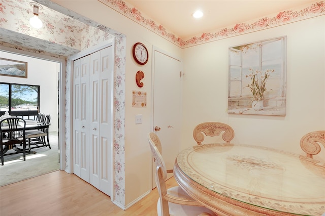 16 Waters Edge Unit 16, Rye, NY 10580 - dining area featuring light wood-style flooring