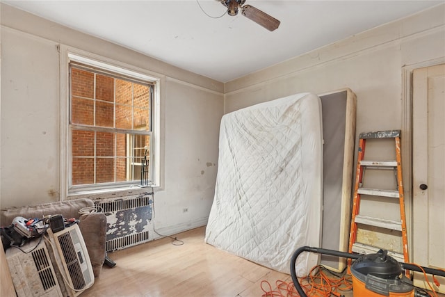 117-01 Park Ln S Unit C 1F, Kew Gardens, NY 11418 - unfurnished room featuring wood finished floors and ceiling fan