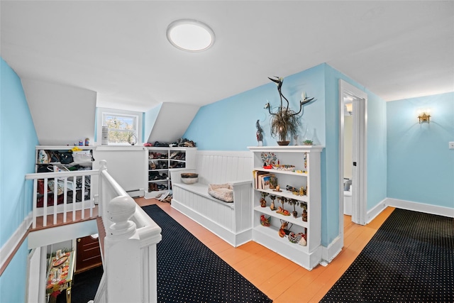 180-184 Pine Tree Rd, Monroe, NY 10950 - bedroom featuring wood finished floors, a baseboard heating unit, and radiator heating unit