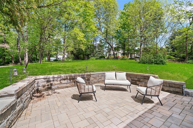 180-184 Pine Tree Rd, Monroe, NY 10950 - view of patio / terrace featuring view of scattered trees