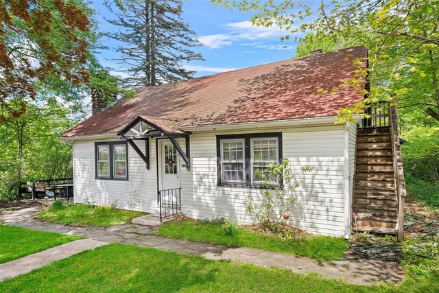 180-184 Pine Tree Rd, Monroe, NY 10950 - view of front of home featuring stairway and a front lawn