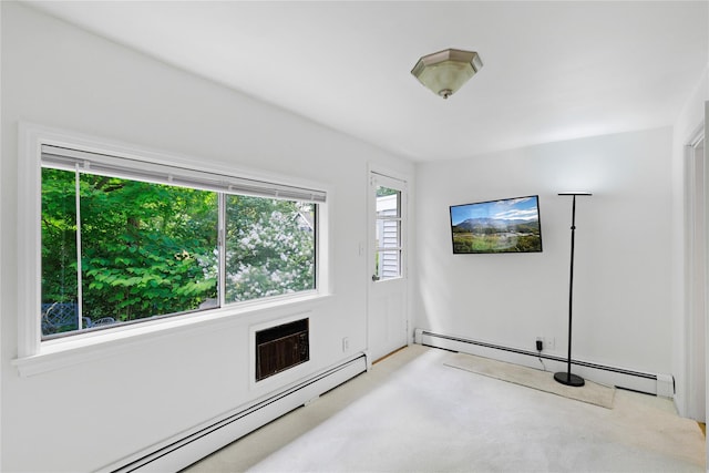 42 Campwoods Rd, Ossining, NY 10562 - empty room with a baseboard radiator and carpet flooring