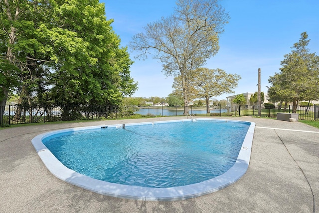 47 Rampasture Rd Apt M, Hampton Bays, NY 11946 - view of pool with fence and a water view