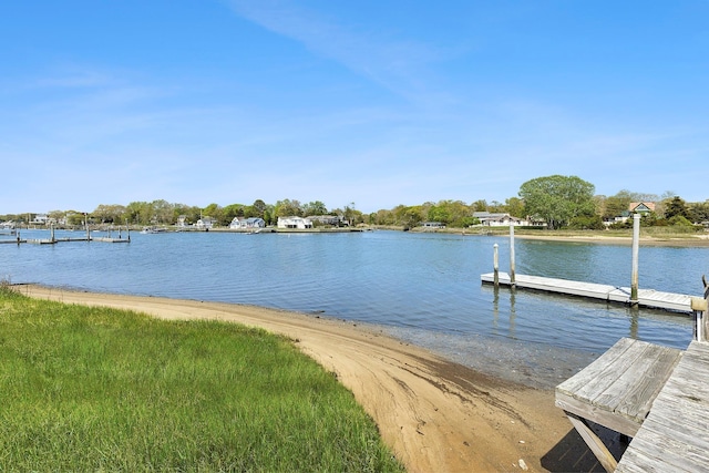 47 Rampasture Rd Apt M, Hampton Bays, NY 11946 - dock featuring a water view