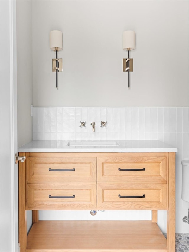 bar featuring a sink