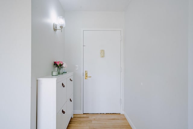 88-20 Parsons Blvd Unit 6D, Jamaica, NY 11432 - doorway to outside with light wood-style flooring