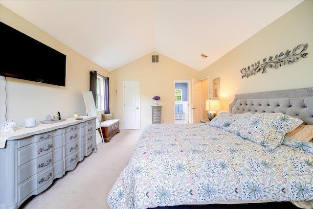 7 Cambridge Cir, Monroe, NY 10950 - bedroom with light colored carpet and vaulted ceiling