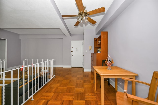 98-51 64th Ave Unit 2C, Rego Park, NY 11374 - hall featuring baseboards and an upstairs landing