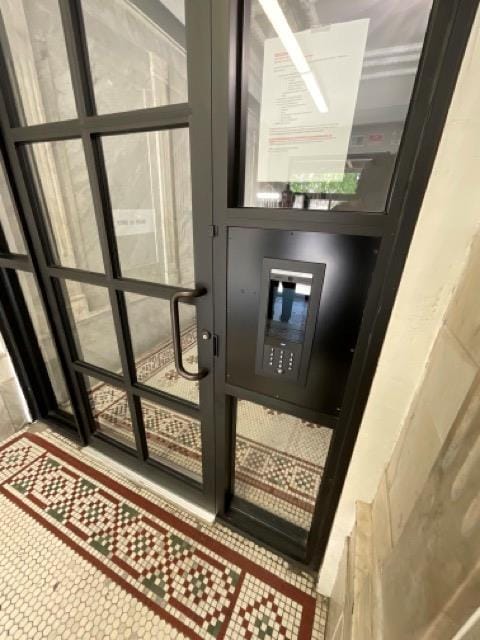 view of doorway to outside