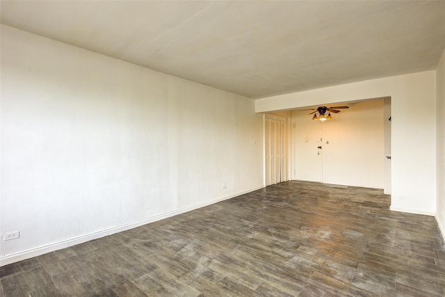 3901 Nostrand Ave Unit 3T, Brooklyn, NY 11235 - spare room with wood finished floors and baseboards