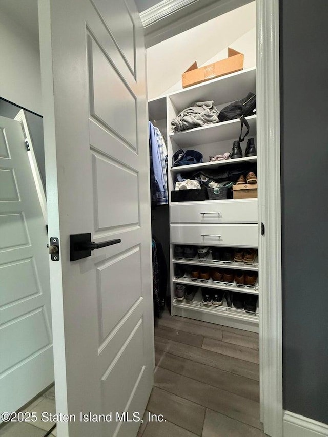 view of closet