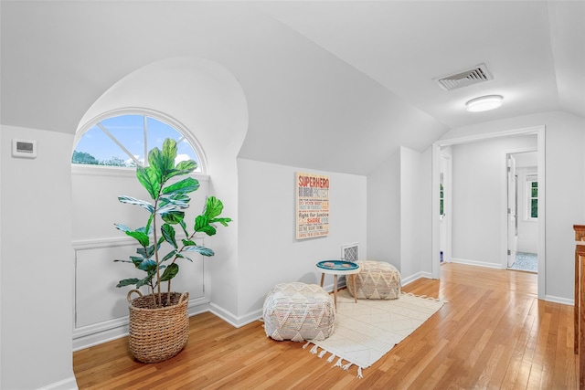 3 Briar Close Rd, Larchmont, NY 10538 - living area featuring lofted ceiling, light wood-style flooring, and baseboards