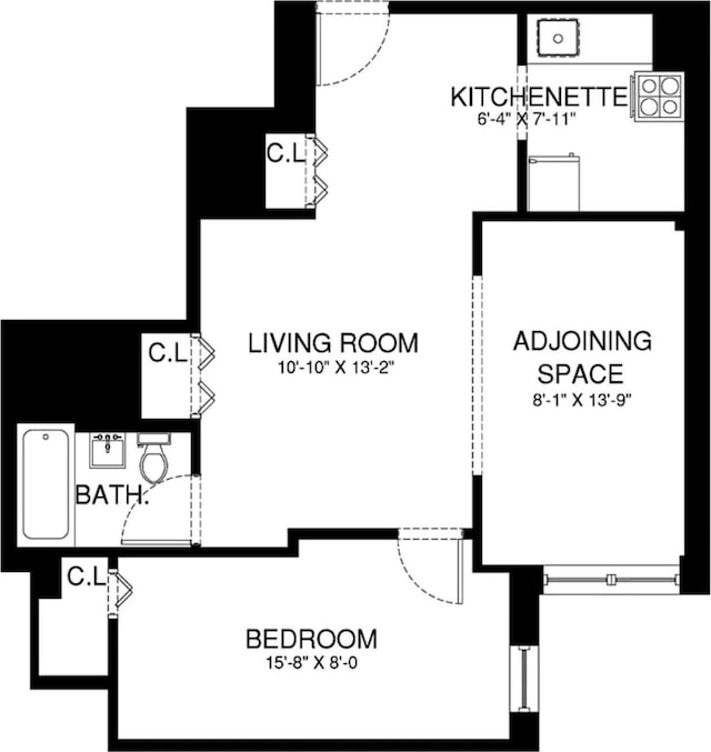 142-20 Franklin Ave Unit 2V, Flushing, NY 11355 - home floor plan