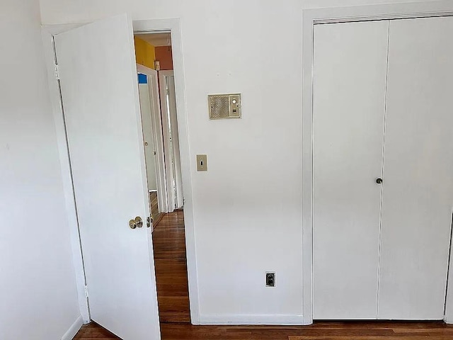 102 Maple St, Croton-On-Hudson, NY 10520 - unfurnished bedroom with a closet, wood finished floors, and baseboards