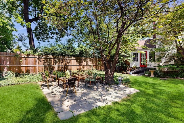 98 Jackson St, Fishkill, NY 12524 - view of yard with a patio