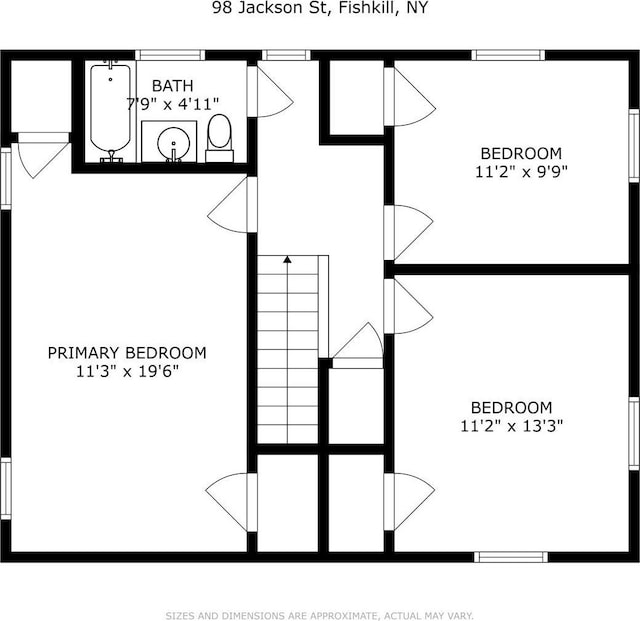 98 Jackson St, Fishkill, NY 12524 - view of floor plan / room layout