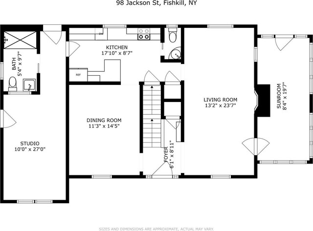 98 Jackson St, Fishkill, NY 12524 - view of room layout