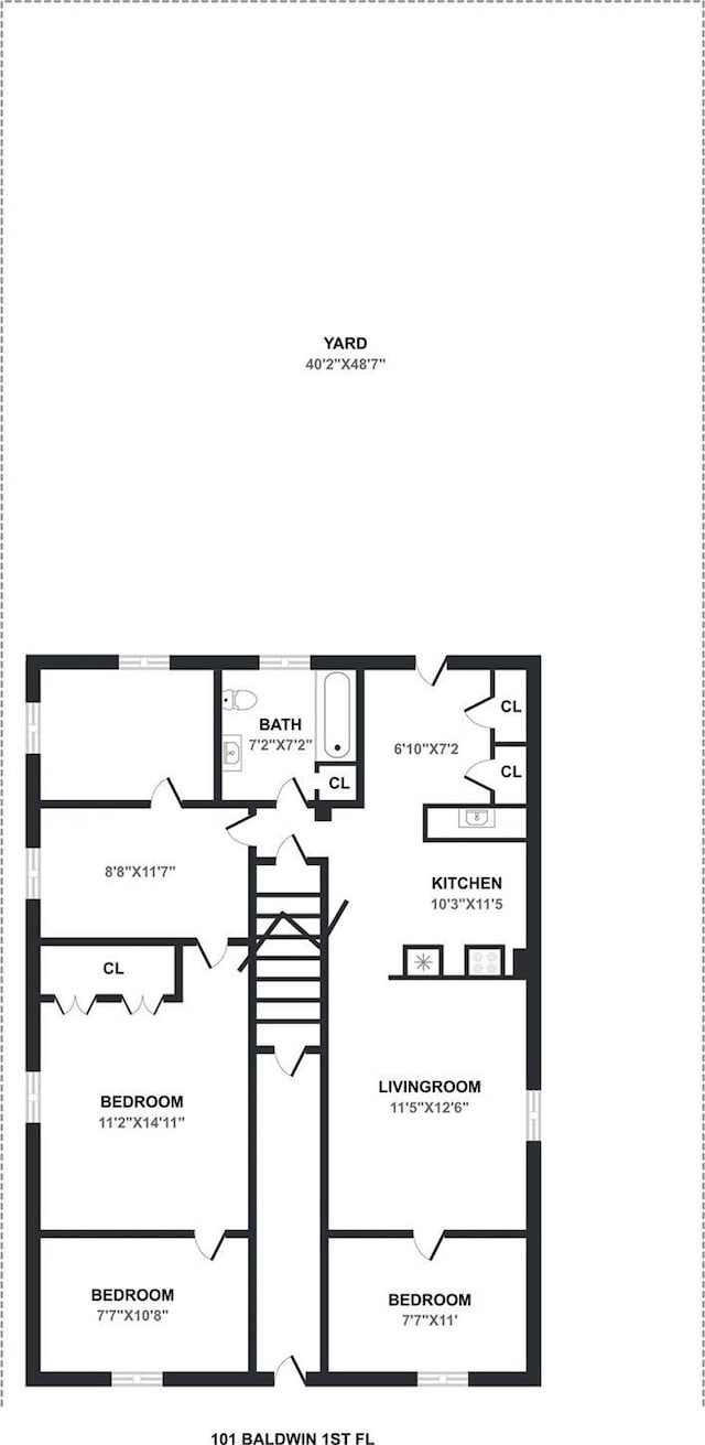 101 Baldwin Rd, Hempstead, NY 11550 - floor plan / room layout