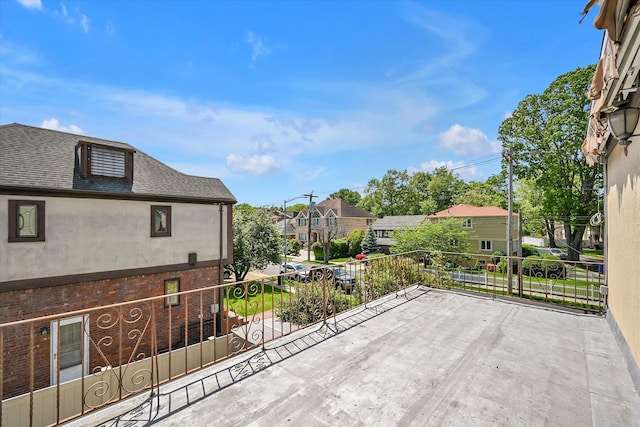 182-04 80th Dr, Jamaica Estates, NY 11432 - view of patio / terrace with a residential view and a balcony