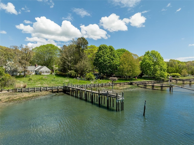 1015 Knollwood Ln, Mattituck, NY 11952 - dock featuring a water view