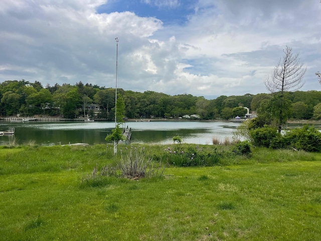 1015 Knollwood Ln, Mattituck, NY 11952 - water view with a forest
