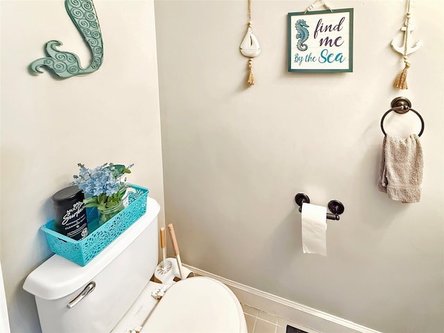 5705 Boulder Way, Wappingers Falls, NY 12590 - bathroom featuring toilet, tile patterned flooring, and baseboards