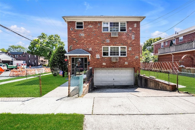 151-84 17th Rd, Whitestone, NY 11357 - view of front of home with driveway, brick siding, and a garage