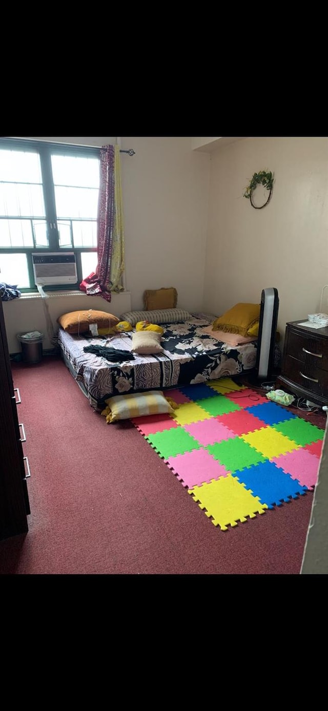 1314 Virginia Ave Unit 5A, Bronx, NY 10462 - bedroom featuring cooling unit and carpet
