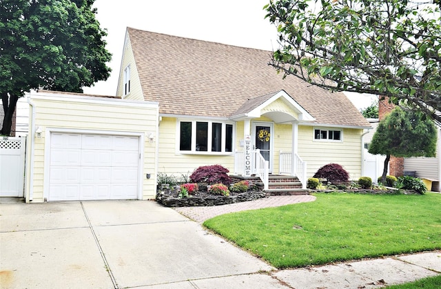 11 Cinque Dr, Farmingdale, NY 11735 - view of front of house with an attached garage, driveway, and a shingled roof