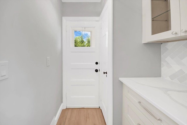 6 Mcbride Ave, White Plains, NY 10603 - entryway with light wood finished floors and baseboards