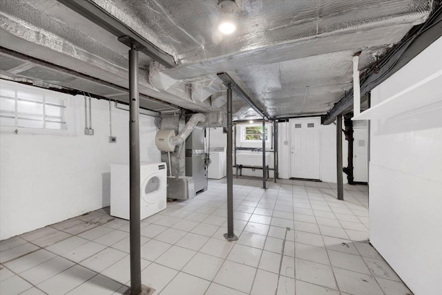 6 Mcbride Ave, White Plains, NY 10603 - basement featuring washer / clothes dryer