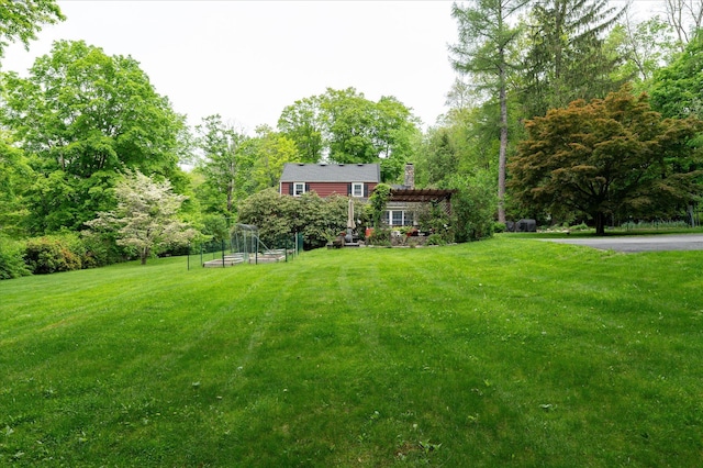 41 Granite Springs Rd, Granite Springs, NY 10527 - view of green lawn with a vegetable garden