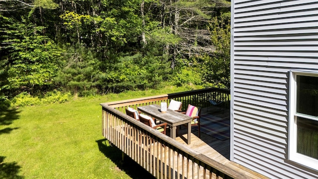 1531 Glasco Tpke, Saugerties, NY 12498 - wooden deck with a lawn