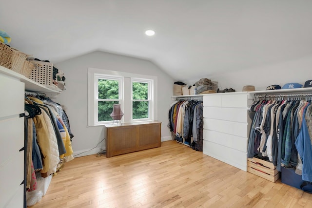 5749 Faraday Ave, Bronx, NY 10471 - spacious closet featuring light wood finished floors and lofted ceiling