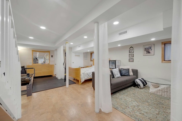 5749 Faraday Ave, Bronx, NY 10471 - living area featuring recessed lighting and wood finished floors